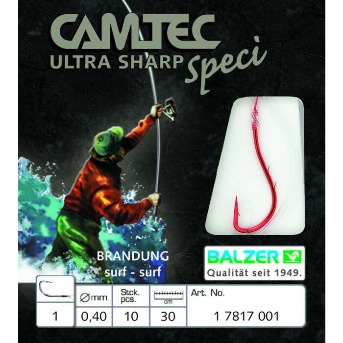 Balzer Camtec Speci Surf 30cm Rot Gr. 4
