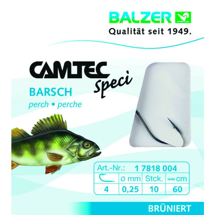 Balzer Camtec Speci Barsch 60cm brüniert Gr. 8