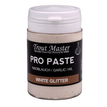 Spro Trout Master Pro Paste - Garlic White Glitter