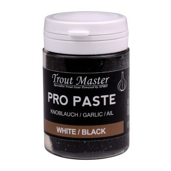 Spro Trout Master Pro Paste - Garlic White / Black
