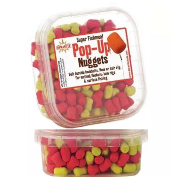 Dynamite Baits Super Fishmeal Pop Up Nuggets rot / gelb
