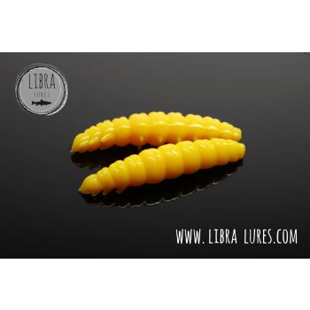 Libra Lures Larva 35 - Garlic 007 yellow