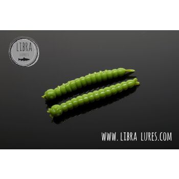 Libra Lures Slight Worm 38 Cheese 031 - olive