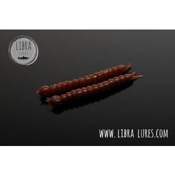 Libra Lures Slight Worm 38 Cheese 038 - brown