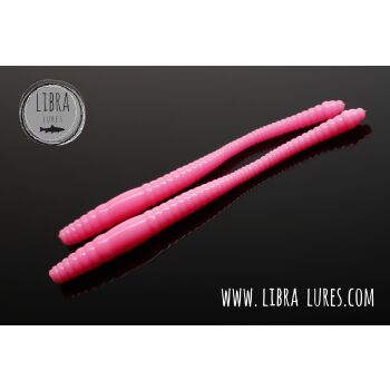 Libra Lures Dying Worm 70 Cheese 017 - bubble gum
