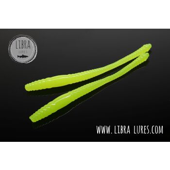 Libra Lures Dying Worm 80  Cheese 006 - hot yellow...