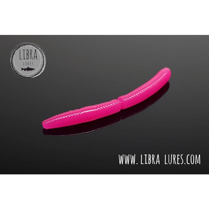 Libra Lures Fatty DWorm 65 Cheese 019 - hot pink limited edition