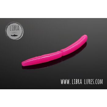 Libra Lures Fatty DWorm 65 Cheese 019 - hot pink limited...
