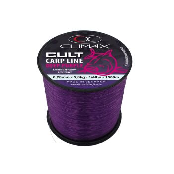Climax CULT Carp Line deep purple Meterware