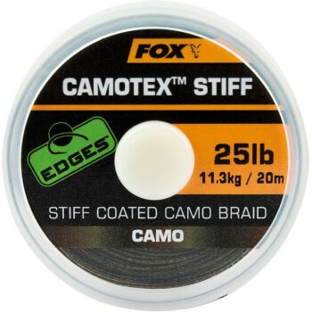 Fox Edges Camotex Stiff Coated Camo Braid 20 m