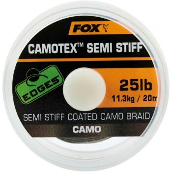 Fox Edges Camotex Semi Stiff Coated Camo Braid 20 m