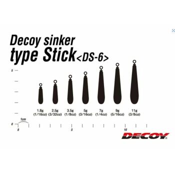 DECOY Sinker Type Stick DS-6 - 3,5 g