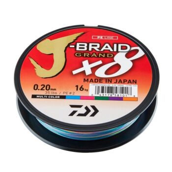 Daiwa J-Braid Grand X8 multicolor 150 m 0,10 mm 7 kg