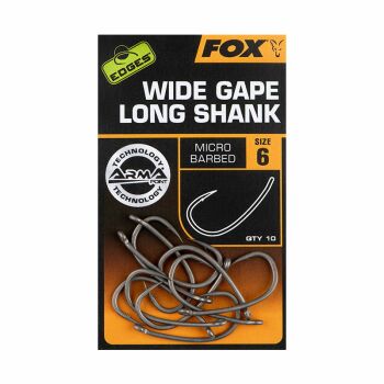 Fox Edges Supe Wide Gape Long Shank - Gr. 4