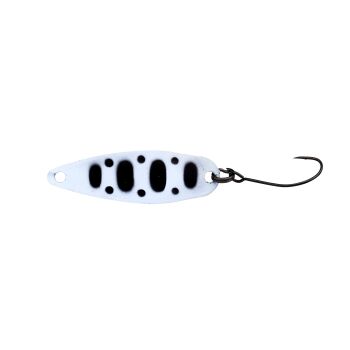 Illex Native Spoon 7G - 4,3cm 6,9g White & Black Yamame