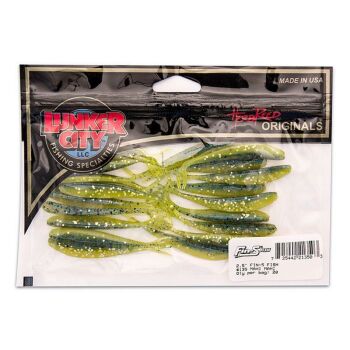 Lunker City Fin-S 2,5" 6 cm - Chartreuse Silk Ice