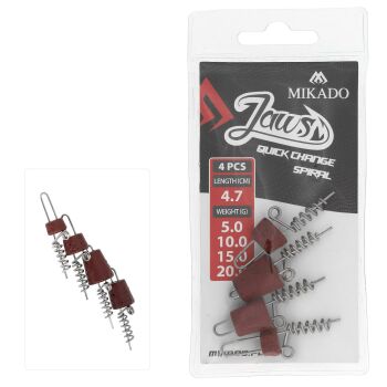 Mikado Jaws Quick Change Spiral MIX 4,7 cm 4 Stück