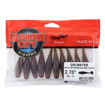 Lunker City Grubster 2,75" 7,2 cm - Arkansas Shiner