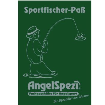 AngelSpezi Ausweish&uuml;lle Angelpapiere-Mappe gr&uuml;n
