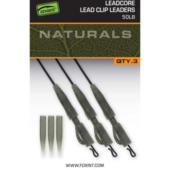 Fox Edges Naturals Leadcore Power Grip Lead Clip 3 x 75 cm