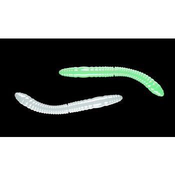 Libra Lures UV Glow Fatty D-Worm Käse 75 mm Farbe:...