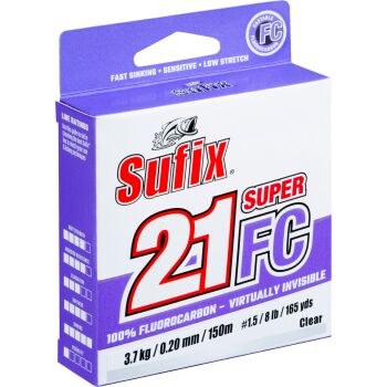 Sufix Super 21 Fluorocarbon 50 m - 0,40 mm 12,4 kg