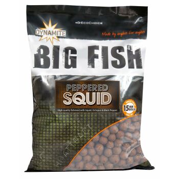 Dynamite Baits Big Fish Boilies Peppered Squid