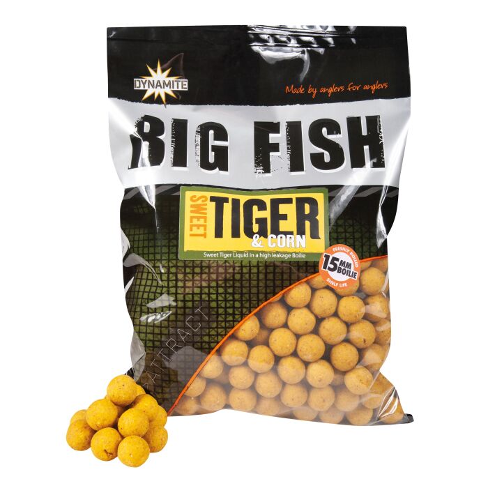 Dynamite Baits Big Fish Boilies Sweet Tiger & Corn