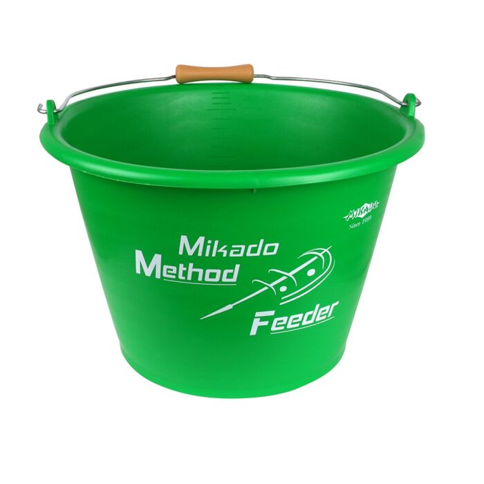 Mikado Eimer Method Feeder Futtereimer Kapazität 17 liter grün