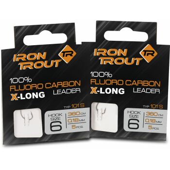 Iron Trout X-long Forellenhaken Fluorocarbon 3,60 m