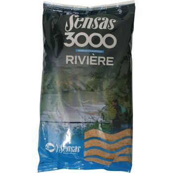 Sensas 3000 Angelfutter 1 kg Riviere Fluss