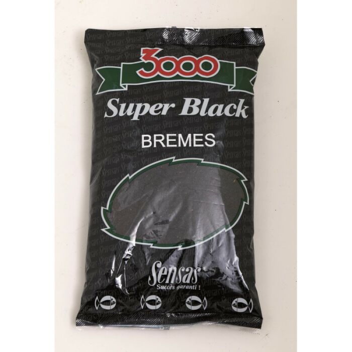 Sensas 3000 Angelfutter 1 kg Super Black/ Brassen