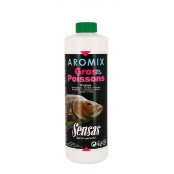 Sensas Aromix Flüssiglockstoff 500 mL - Strawberry
