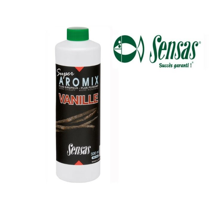 Sensas Super Aromix Flüßiglockstoff 500 mL - Vanille