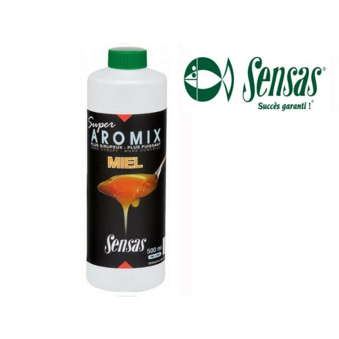 Sensas Super Aromix Flüßiglockstoff 500 mL - Caramel