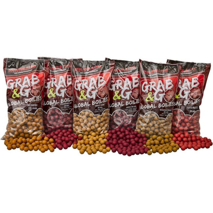 Starbaits Grab & Go Global Boilies 20 mm 2,5 kg - Spice
