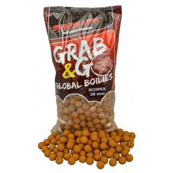 Starbaits Grab & Go Global Boilies 20 mm 2,5 kg - Maize Corn
