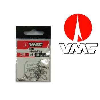 VMC 3254 Crosslock Agraffe Crane Wirbel - Gr. 4 / 4 Stück