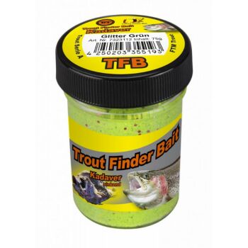 FTM Trout Bait Kadaver Sinkend - Glitter grün