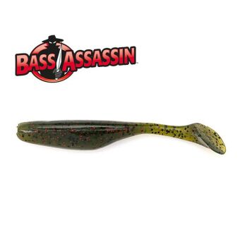 Walleye Assassin Gummifische 4" 9,0cm Avocado Red...