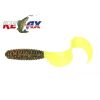 Relax Fat Grub Twister 5,5" 13 cm - Motoroil-Glitter-FT