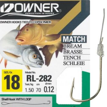 Owner Haken Match/Schleie RL-282 - 0,14 mm Gr. 16