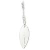 Quantum Screw in Blade Willow Leaf 42mm - Silber