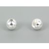 Tungsten Kopfperlen geschlitzt Silber 10 Stück - 2,5 mm