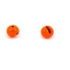 Tungsten Kopfperlen geschlitzt Orange 10 Stück - 2,5 mm