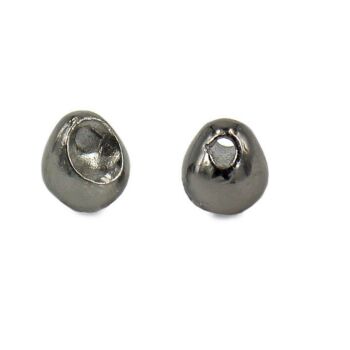 Jig-Off Tungstenperlen Schwarz Nickel - 3,0 mm 10 Stück
