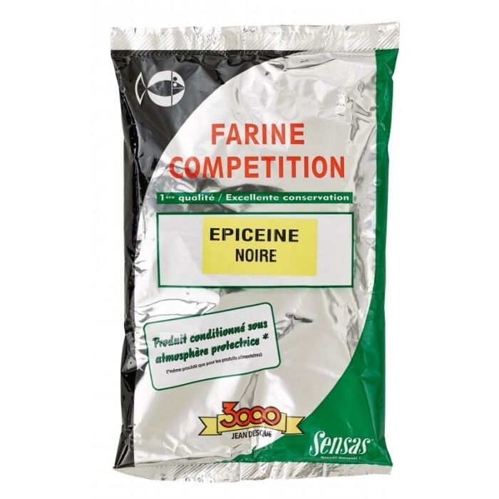 Sensas Mehl Farine Competition 3000 Epiceine Noire