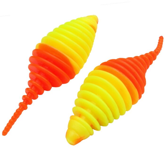 FTM Omura Baits Pongo Knoblauch 6,5cm Neon Gelb/Orange 5 Stück