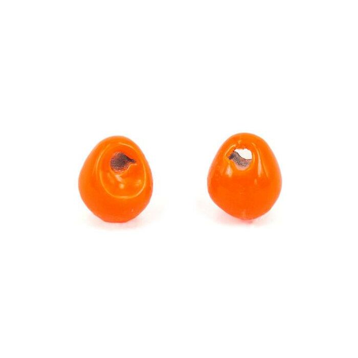 Jig-Off Tungstenperlen Fluo Orange - 3,5 mm 10 Stück