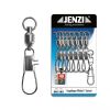 Jenzi Inter-Lock Snap + Kugellagerwirbel - Gr. 2/0 50 kg 5 Stück